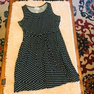 FRENCH GREY Polka Dot Dress - belted - XL - Stitch Fix